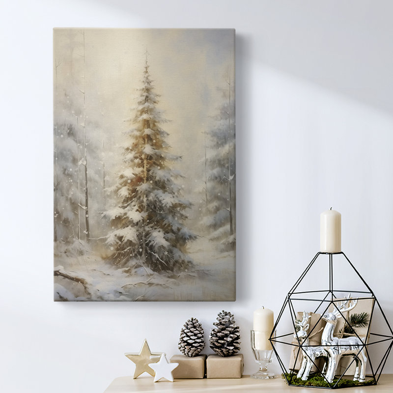 Art des Fêtes de Noël - Toile tendue avec châssis dxcviii, H 60 po x l 40 po