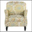 Fauteuil d'appoint avec pieds robustes