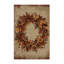 Tapis abstrait moelleux et moelleux à motif abstrait moderne et contemporain de couleur Thanksgiving - reliure beige-602198028