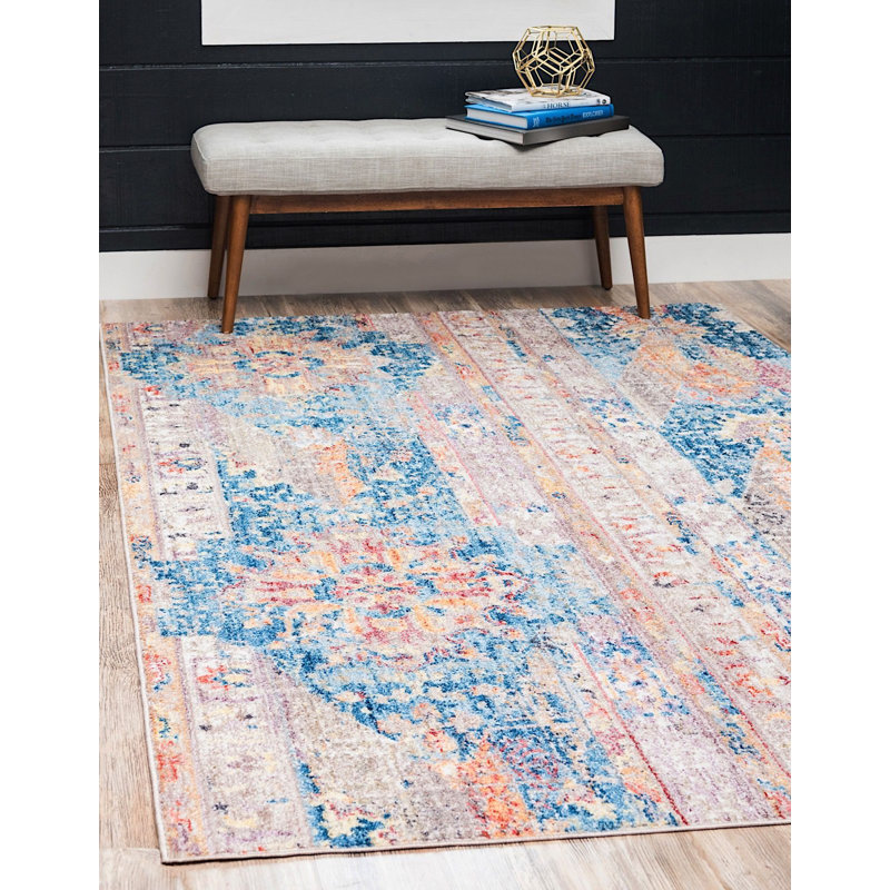Geometric Indoor Rug, Rectangle 9' x 12'