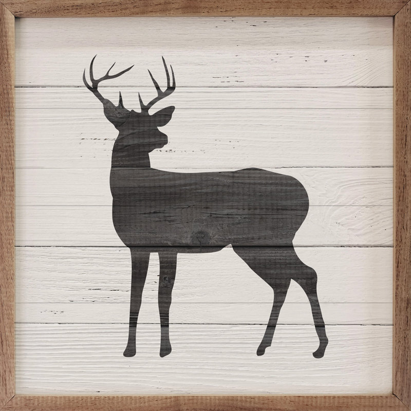 Woodland Deer, H 16 po x l 16 po
