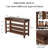 3-Tier Adjustable Shoe Bench With Leather Cushion — Walnut-Finish Entryway Storage Stool For Hallways & Mudrooms-282908564