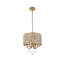 Lustre cylindrique unique à 4 lumières avec accents de cristal Armenio-386606035-386606034-387280258