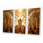 Jaune et blanc, portrait religieux, anges II - Portrait d'art mural, ensemble d'art mural-107192369-107192364