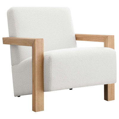 Boucle Upholstered Accent Arm Chair