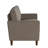 Modern Sofa  Velvet Upholstery 1Pc Comfort Loveseat Plush Seatbacks Tufted Detail Solid Wood Frame Living Room Furniture