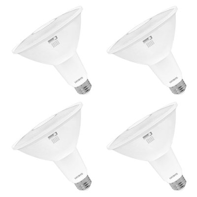 Luxrite PAR38 LED Flood Light Bulb 13W=90W 5CCT 1200 Lumens Dimmable 4 Pack