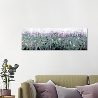 Misty Morning Meadow by Kathy Morton Stanion - Wrapped Canvas Panoramic Print