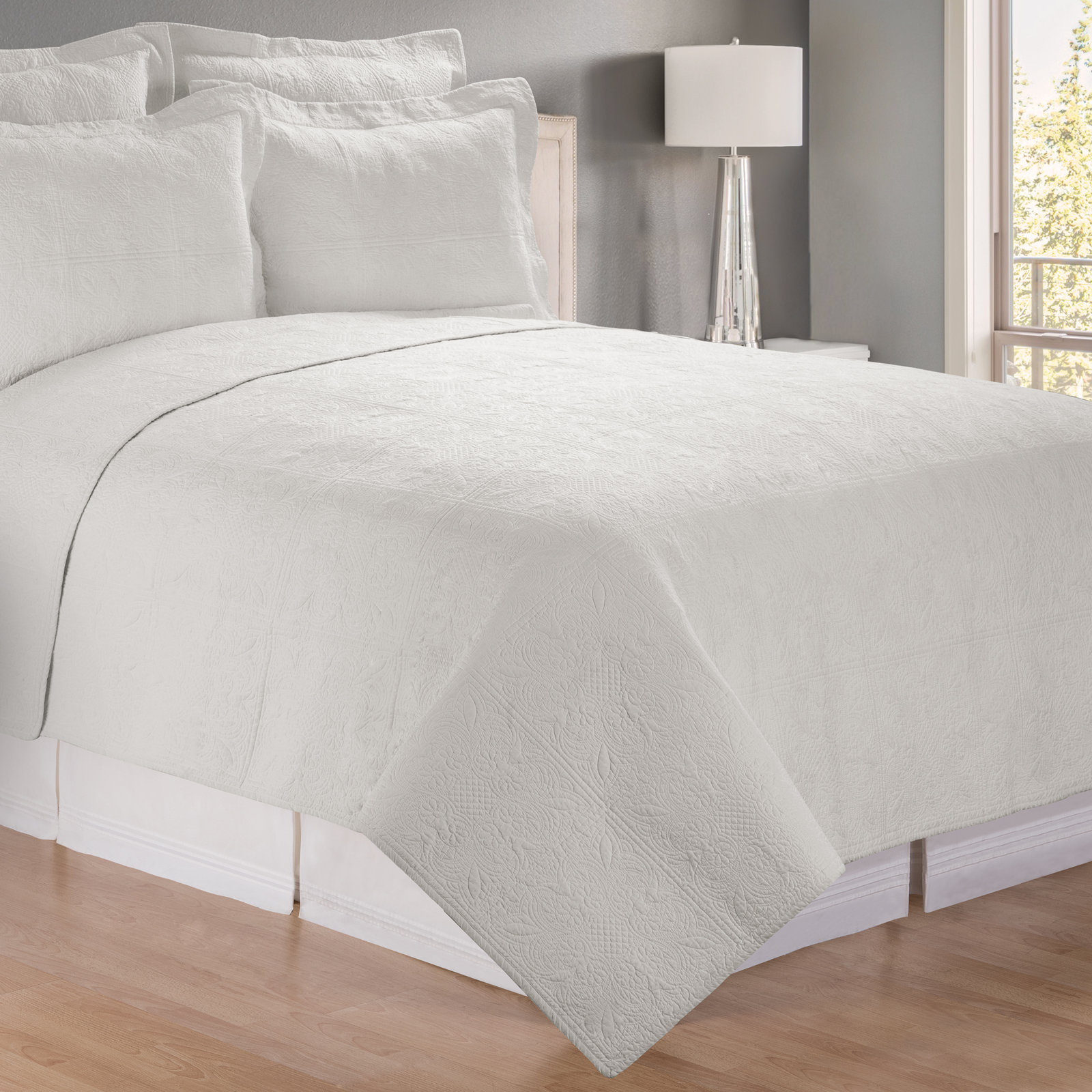 Natural Home Cotton Shams, Euro, Parchment