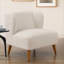 Chaise d'appoint rembourrée Veda Boucle