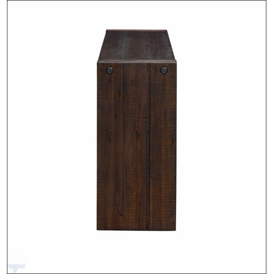 Charming Solid Wood Console Table with Distressed Finish, Perfect for Modern and Narrow Spaces