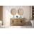 Chambery 60" Double Sink Bathroom Vanity with Engineered Marble Top-94811323-94811326