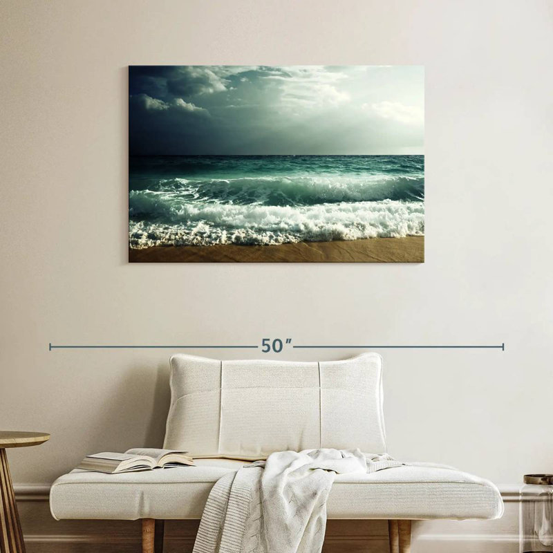 Gillard Dusky Ocean Wave, H 26 po x l 39 po
