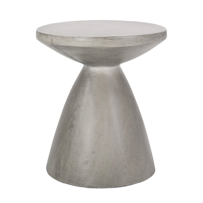 Lightweight Concrete Outdoor Table - Elegant And Design Side In Charming