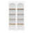 Free Standing 5 Tier Bookshelves, Bookcases Set Of 2, Farmhouse Two-Tone Storage Cabinet With Adjustable Shelves, Modern 72"H Kitchen Pantry Cabinet For Living Room, Home Office