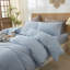 Ensemble de housse de couette 100% coton délavé LifeTown-116490148-116490145