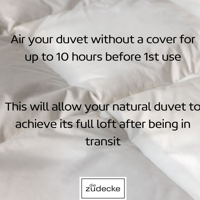 Hungarian Goose Feather & Down 9tog Duvet, Double