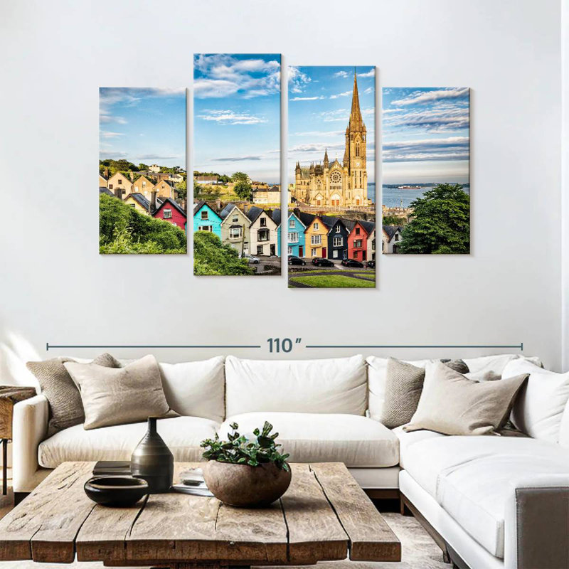 Adella St. Colman's Cathedral Cobh County, 54" H x 84" W