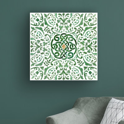 «Celtic Knot IV» par Victoria Borges - peinture sur toile tendue