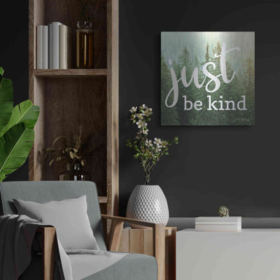 «Just Be Kind» par Marla Rae, art mural en métal