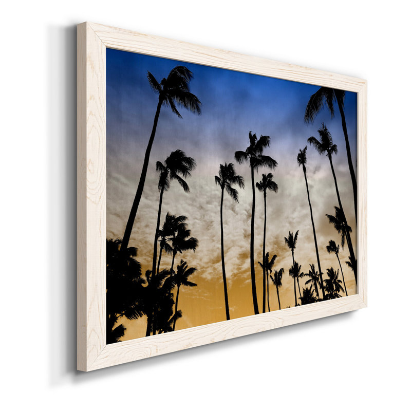 Evenings Edge - Reproduction de photo sur papier encadrée, H 24 po x l 18 po x P 1,5 po, Blanc