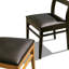 Chaise de salle à manger en bois de hêtre massif avec siège rembourré-127418325