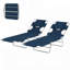 2 chaises de bronzage d'extérieur, chaise longue à dossier réglable, pliable pour faciliter le rangement et le transport-32041216