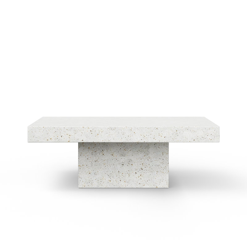 Mixx Una Coffee Table, Ivory Terrazzo