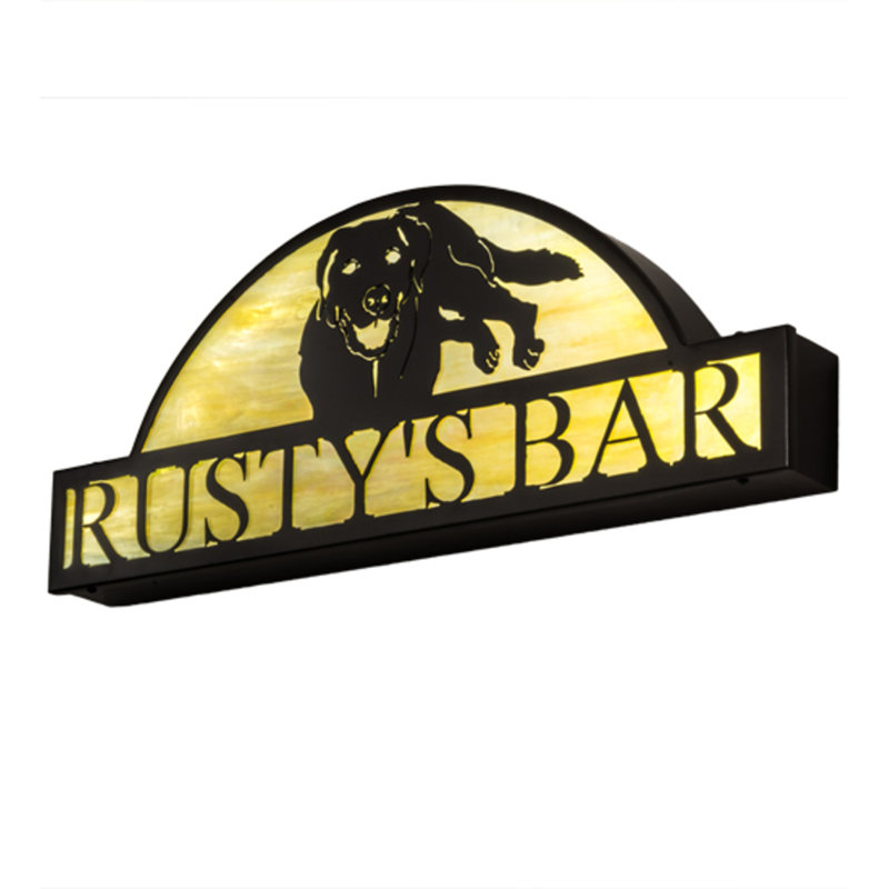 Amanda 12'' Animals LED Bar Sign