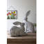  Ensemble de 2 figurines en métal Rustic Spring Lapins - ensemble de 2