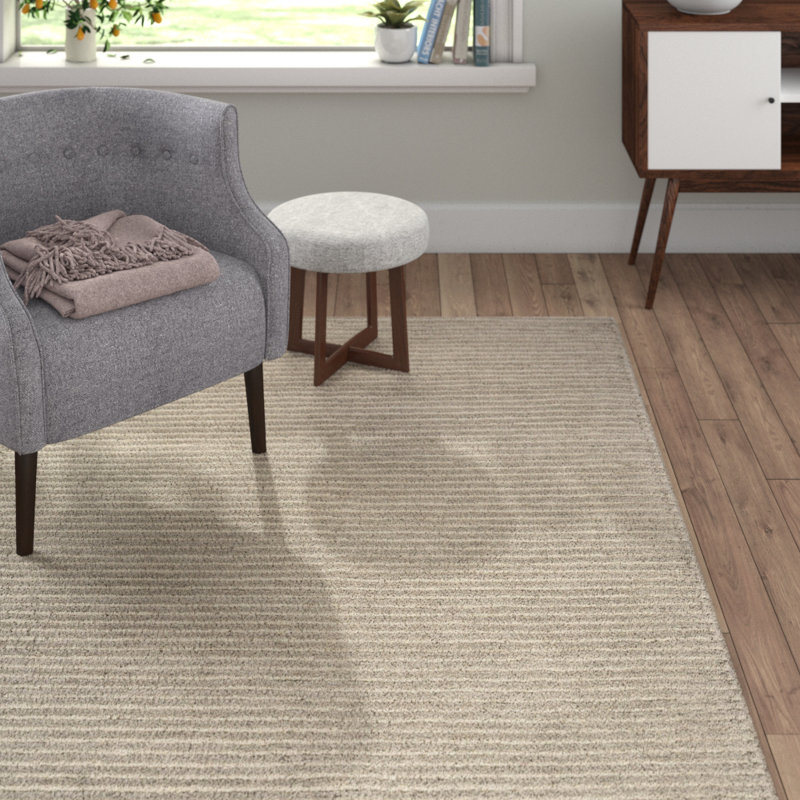 Sandifer Wool Indoor Rug, Rectangle 4' x 6'