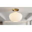 Plafonnier semi-encastré 1 lumière 12 po Collina-66203356