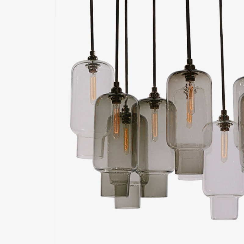Sorbonne 10 - Light Pendant, Oil Rubbed Bronze, Smoke
