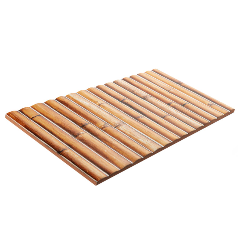 Bamboo 5.88'' W x 11.88'' L Tile, Clay Brown
