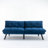 Navy Blue Convertible Folding Modern Sofa Bed