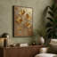 Golden Starflowers Botanical - Wrapped Canvas-1507759450-1507759449