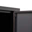 Metal Storage Cabinet With Locking Doors And Adjustable Shelf, Folding Filing Storage Cabinet