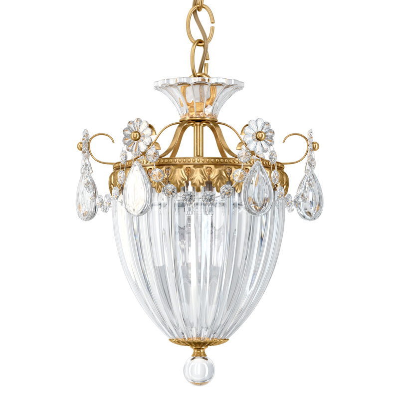 Bagatelle 3 - Light Pendant, Spectra Clear, Heirloom Gold