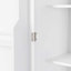 Armoire de rangement de salle de bain avec portes et tiroir, plusieurs espaces de rangement, tablette réglable-726521815