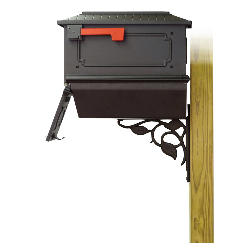 Kingston Aluminum Post Mounted Mailbox