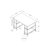 Allyssa Computer Desk, Home Office, Laptop, Storage Shelves, 48"L, Work, Metal, Laminate-1307893851