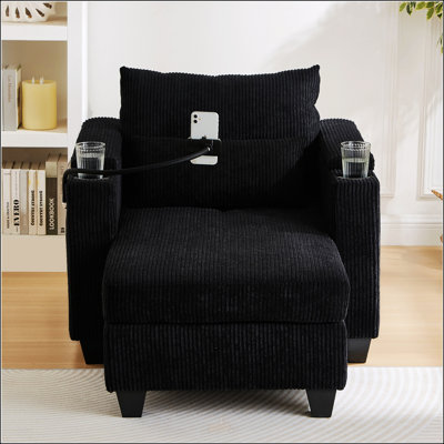 Canapé-lit 37,4 po avec ports USB