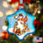 Holiday Splendor 4 " Glass Ornament
