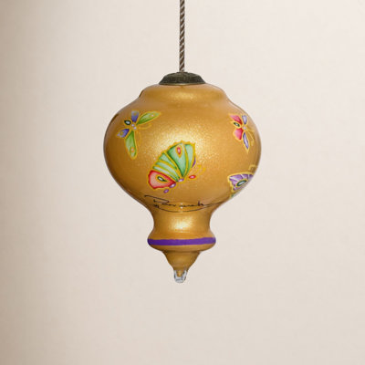 4" Glass Finial Ornament
