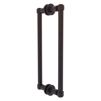 Contemporary 12" Back to Back Shower Door Pull
