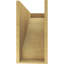 Corbeau en bois de cèdre brut Burlington Thane l 10 po x P 30 po x H 20 po-88289834