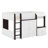 Modern Loft Bed with Playhouse Design & Storage-543320805