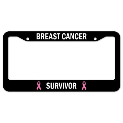 Breast Cancer Survivor Plate Frame