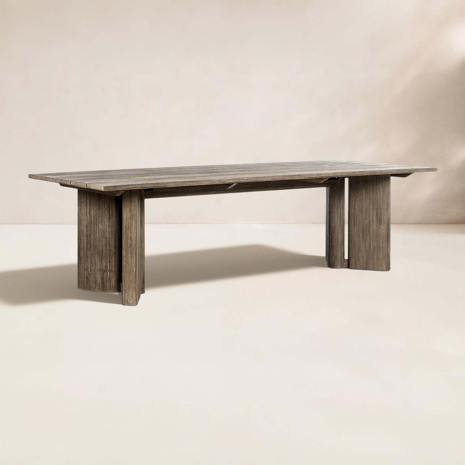 Olly 110'' Teak Outdoor Dining Table