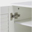 Armoire de rangement pour chaussures multifonctionnelle avec banc et compartiment de rangement 7 + 3, planche à couches réglable, banc à chaussures avec coussin-710131867